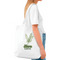 Unisex 100% Cotton Canvas Tote Bag with Zipper - Save Earth